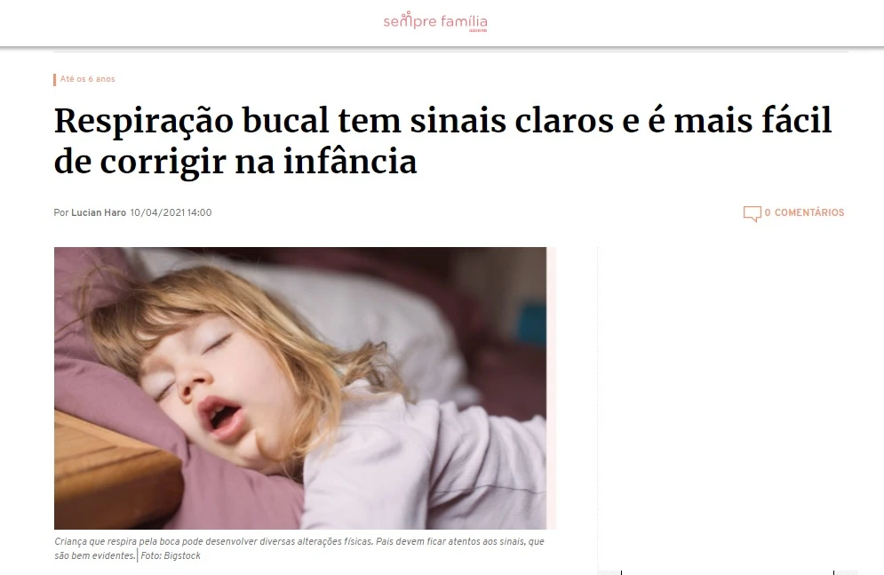 Respiracao bucal